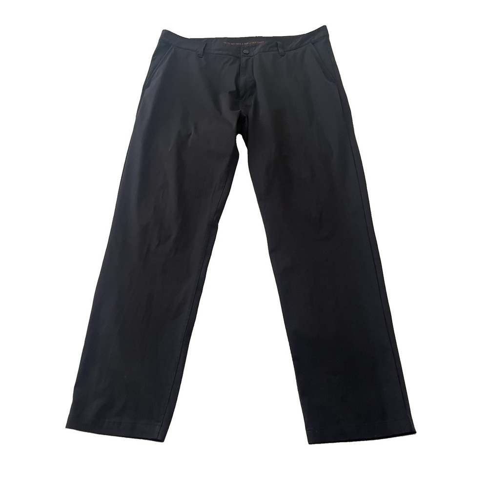Rhone Commuter Tech Pants Mens 40x32 Classic Chino Performance Black 100161